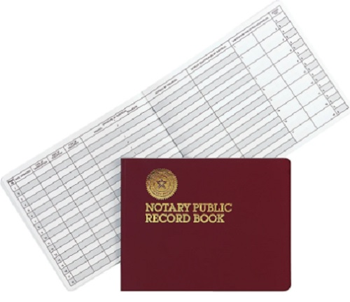 Notary Journal and Fingerprint pad
